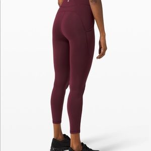 Invigorate High Rise Tight 25” size 10 cassis